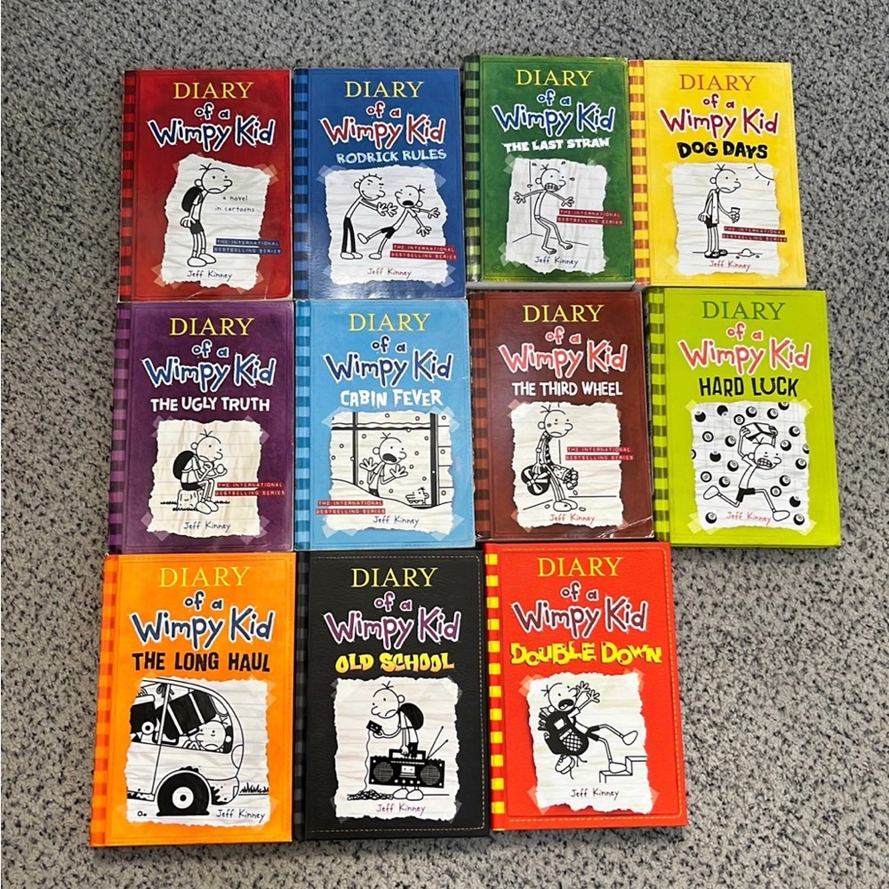 Diary of a wimpy kid books 1-11
